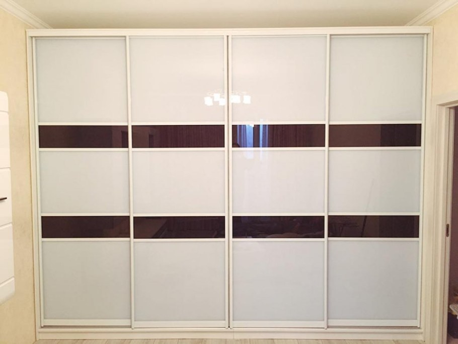 Шкаф купе 4 двери лакобель