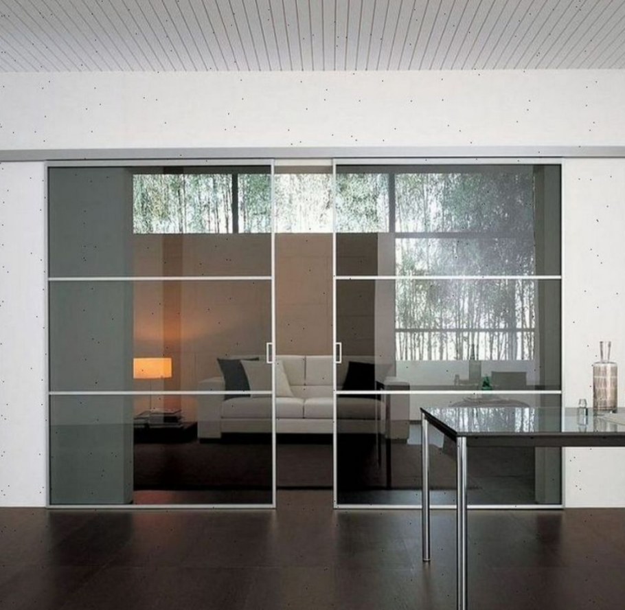 Раздвижные стеклянные перегородки