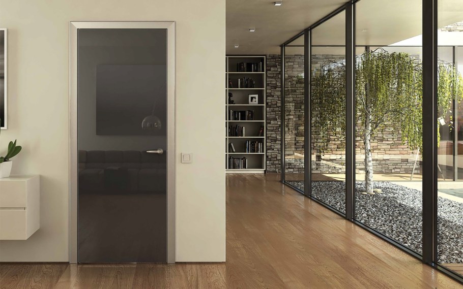 Стеклянные двери межкомнатные