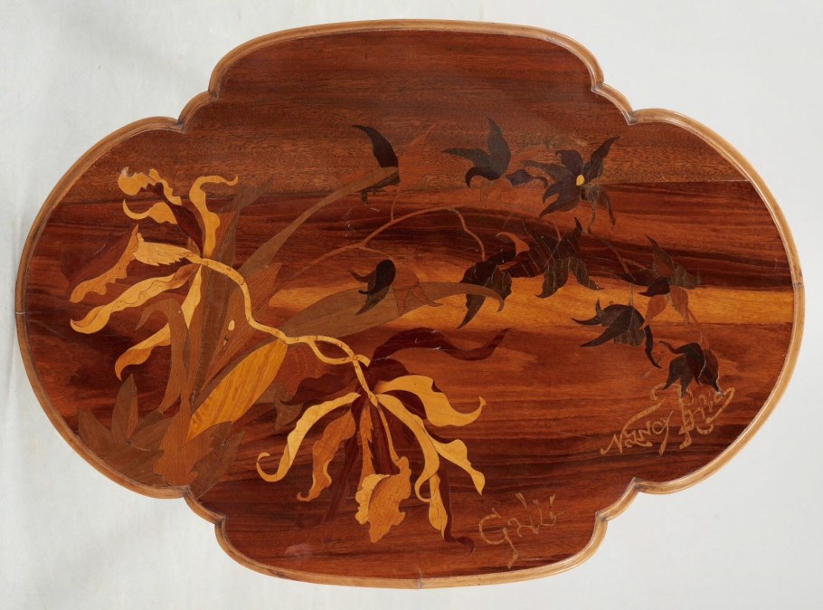 Эмиль Галле Маркетри панно с маками.