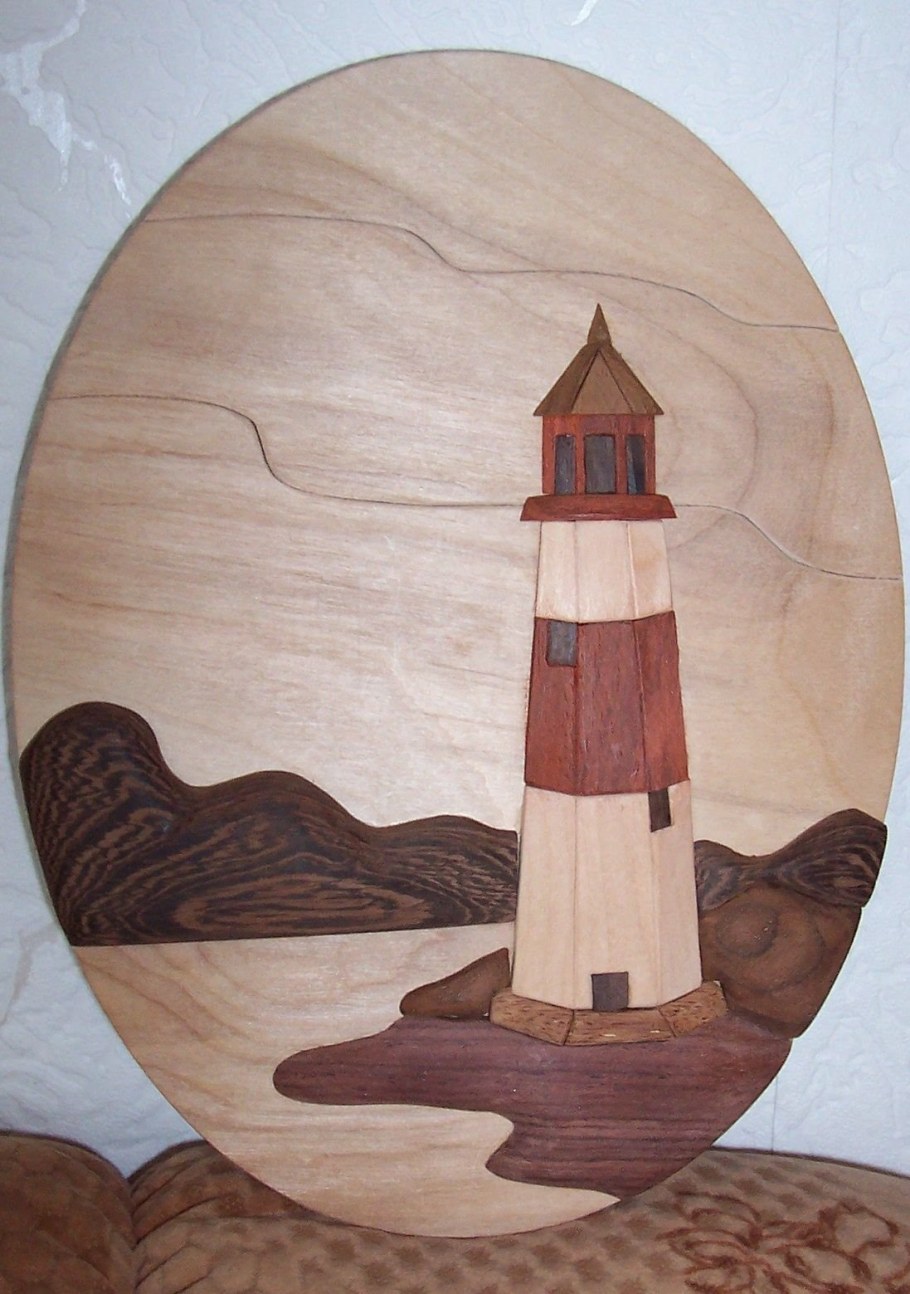 Аппликация из шпона