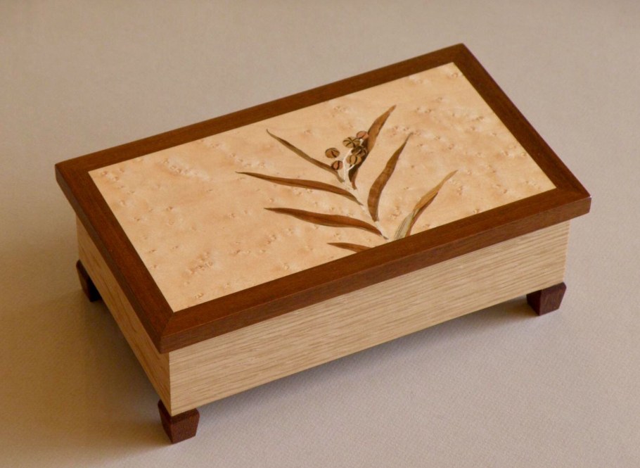 Ящик деревянный Маркетри