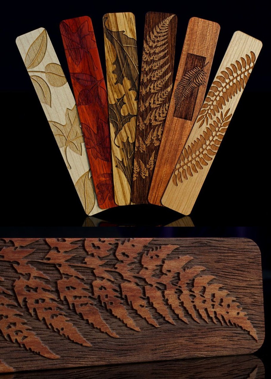 Лазерная резка закладки для книг