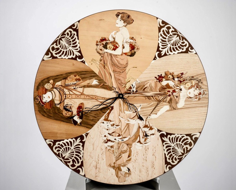 Японское искусство инкрустации по дереву