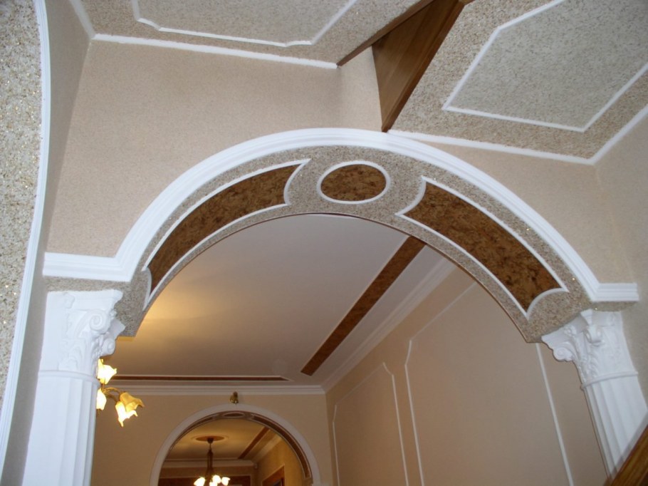 Отделка арки