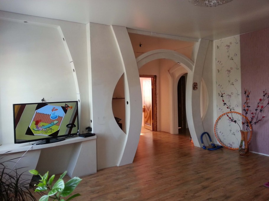 Фигурные перегородки из гипсокартона