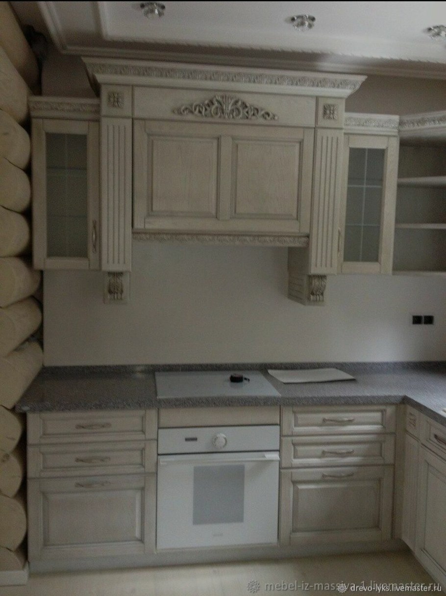 Колонна кухня дуб