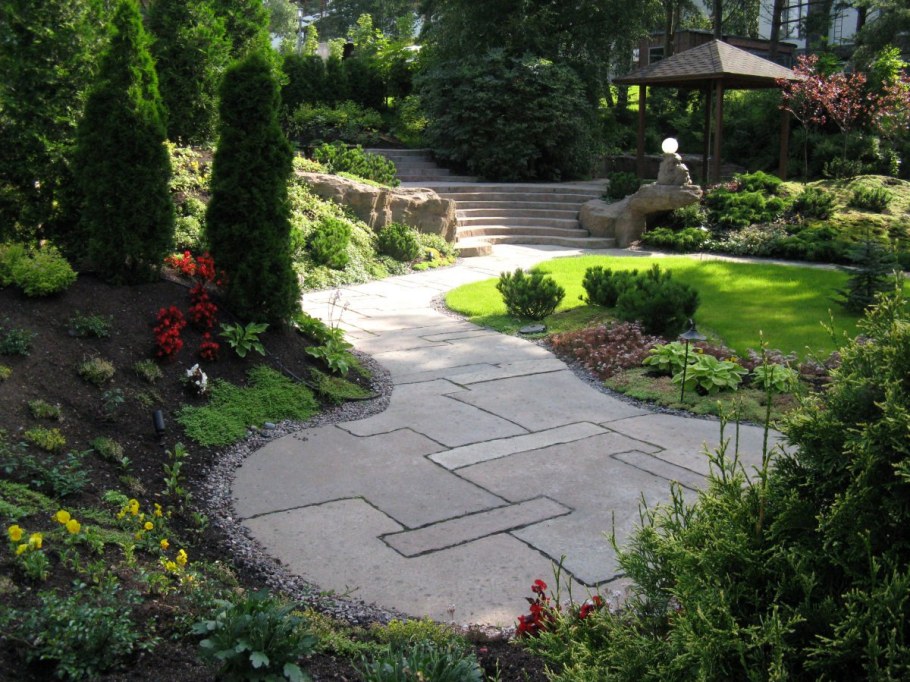 Дорожки в саду ландшафтный