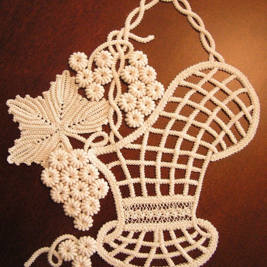 Ирландское кружево салфетки