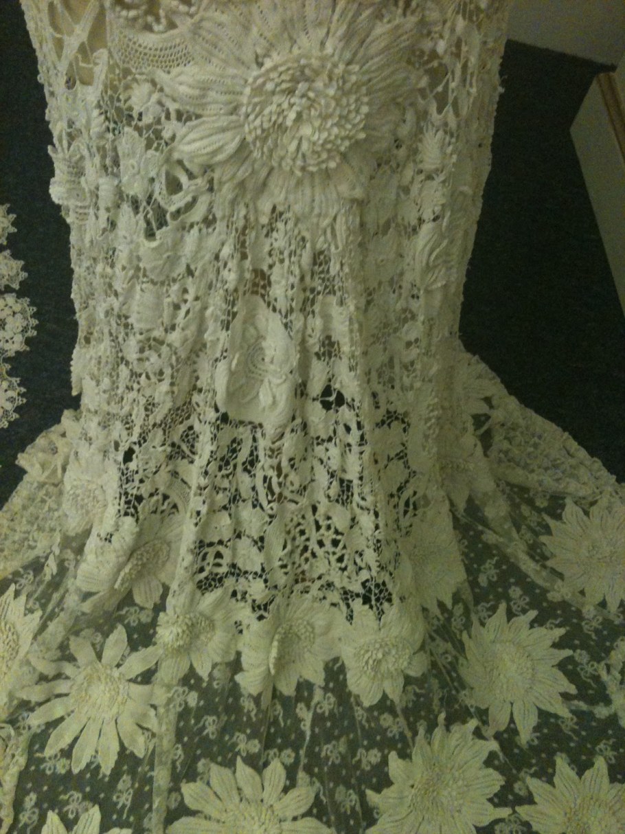 Свадебное платье ирландское кружево музей