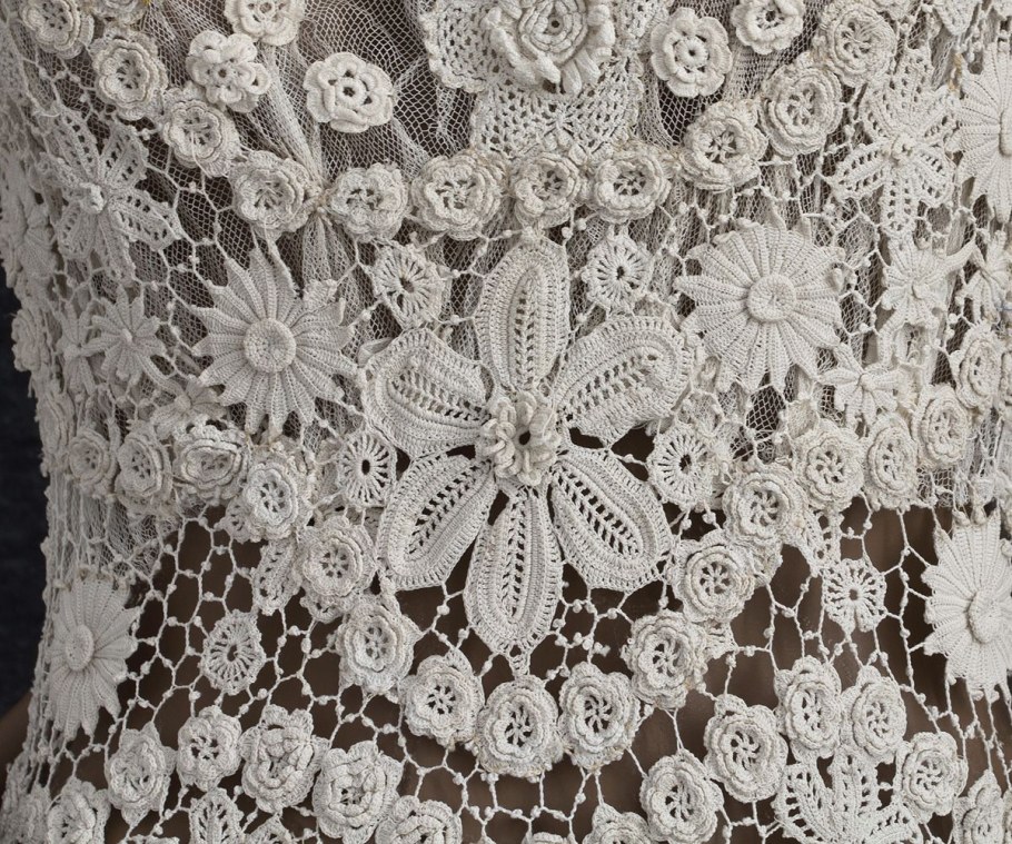 Вязаное ирландское кружево