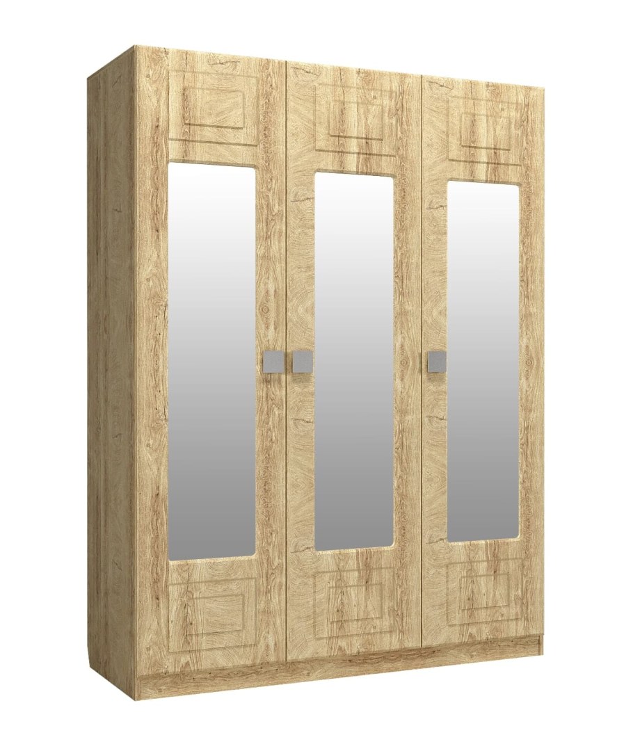 Шкаф 3-х створчатый с зеркалом Ян-05