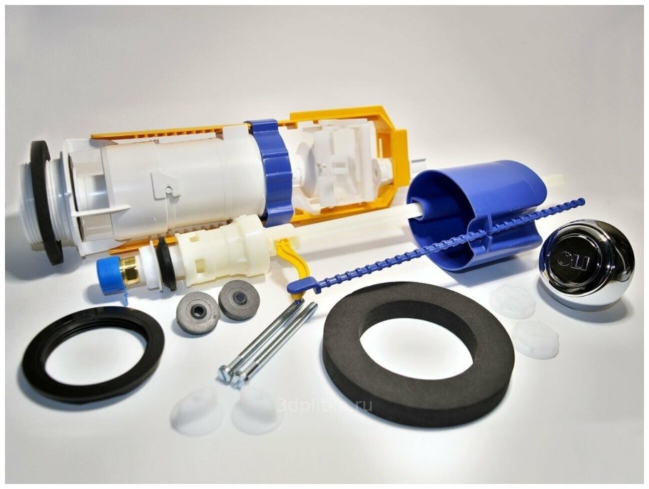 Комплект арматуры oli deco для бачков унитазов Santek