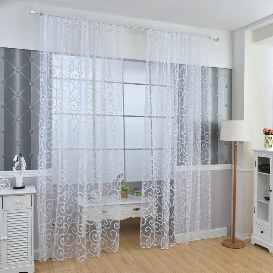 Тюль полупрозрачная