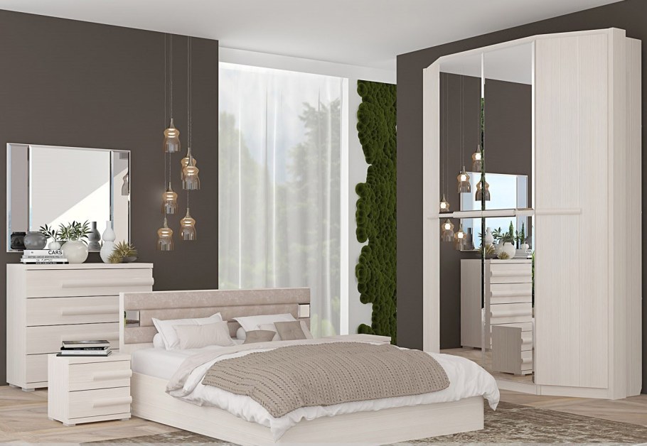 Спальня Леонардо Сантан бодега белая