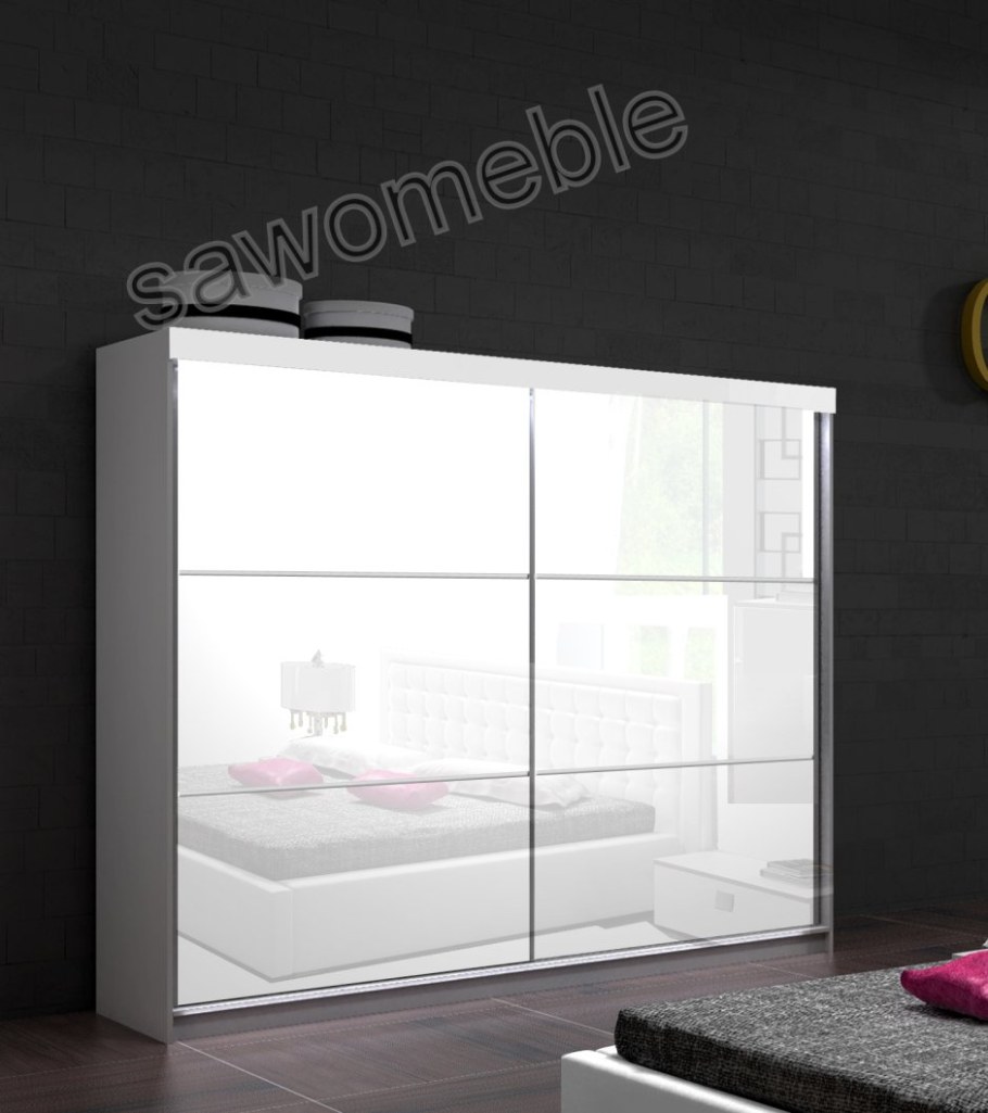 Шкаф купе комет белый лакобель