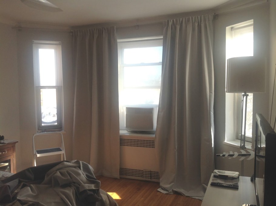 Шторы икеа ВИЛБОРГ серые