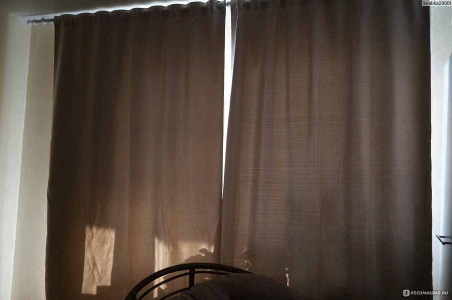 Шторы ikea МАЙГУЛЛ коричневые