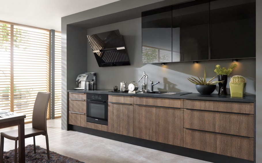 Современные кухни прямые