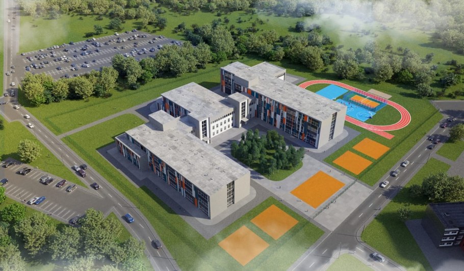 Школа голубое КРОСТ