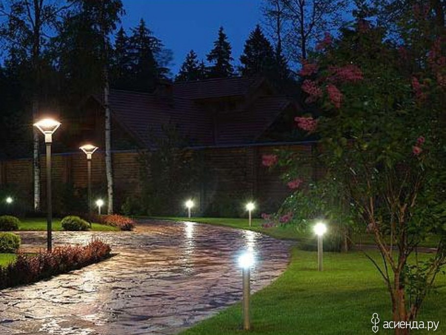 Освещение участка