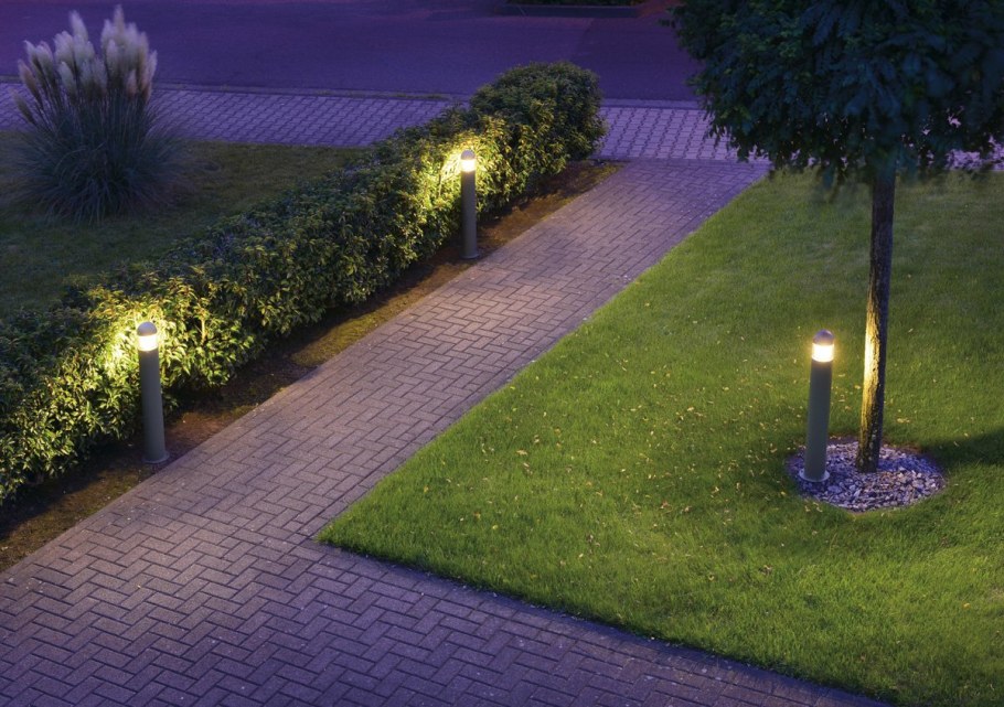 Освещение дорожек в саду