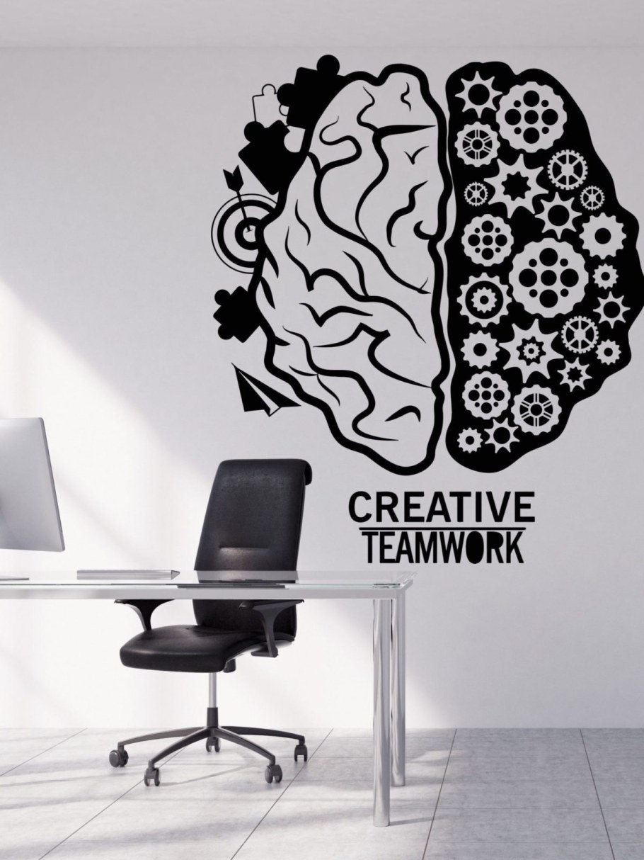 Трафарет на стену в офис