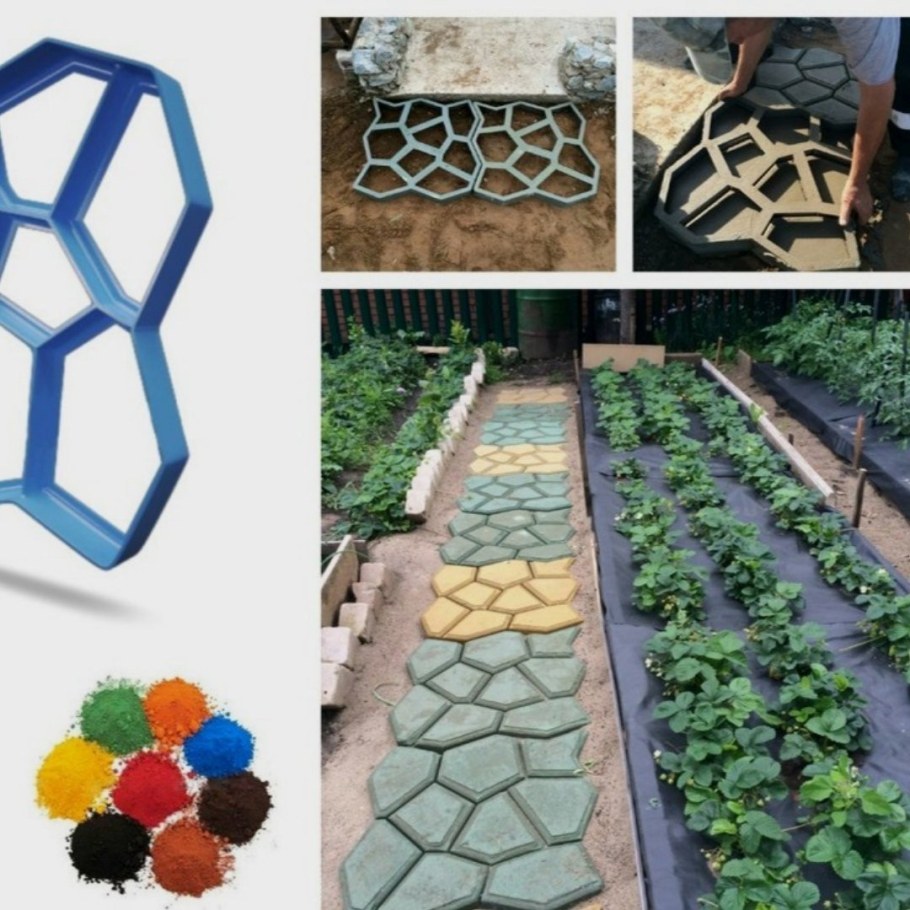 Форма для садовых дорожек