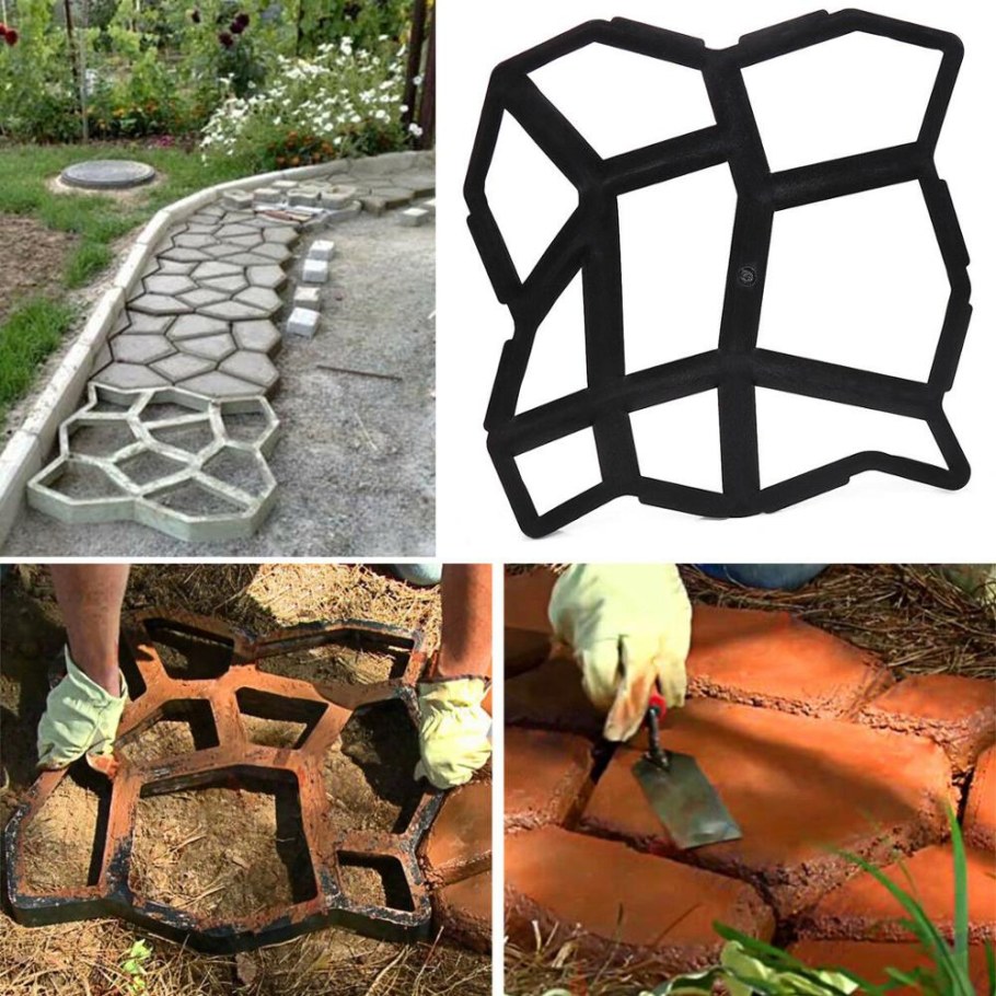 Форма для отливки садовых дорожек