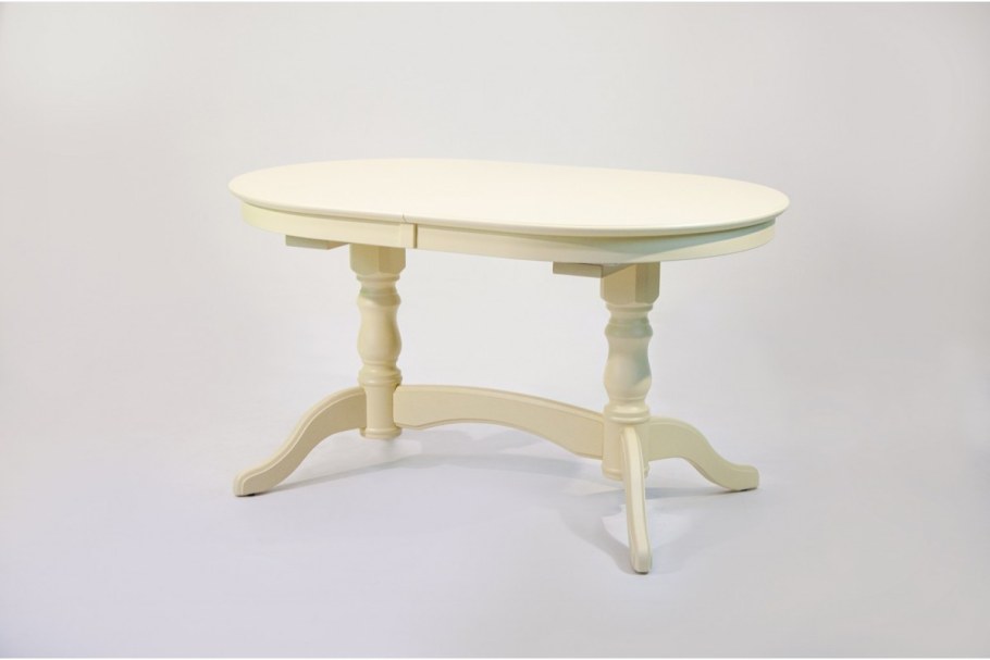 Стол овальный белый Граф