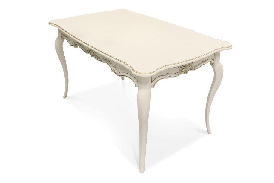 Стол обеденный Делора слоновая кость