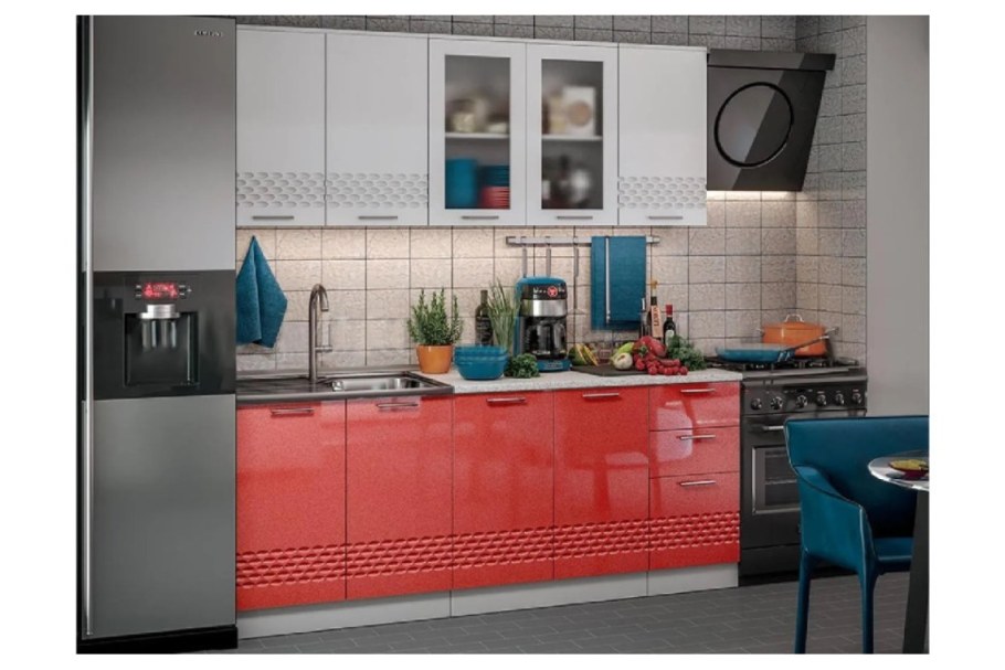 Кухня София Дюна 2.1м желтая