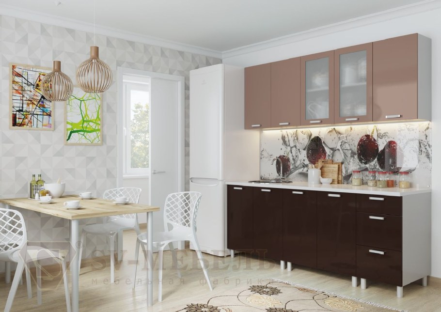 Кухня Модерн олива св мебель