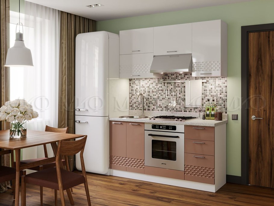 Кухня волна капучино миф 1.6м