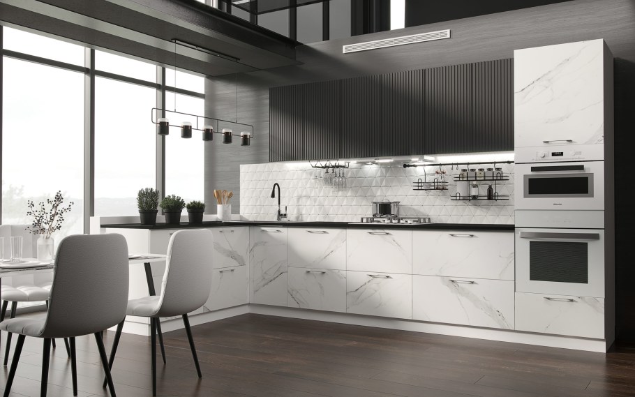 Модерн нев кухня св мебель