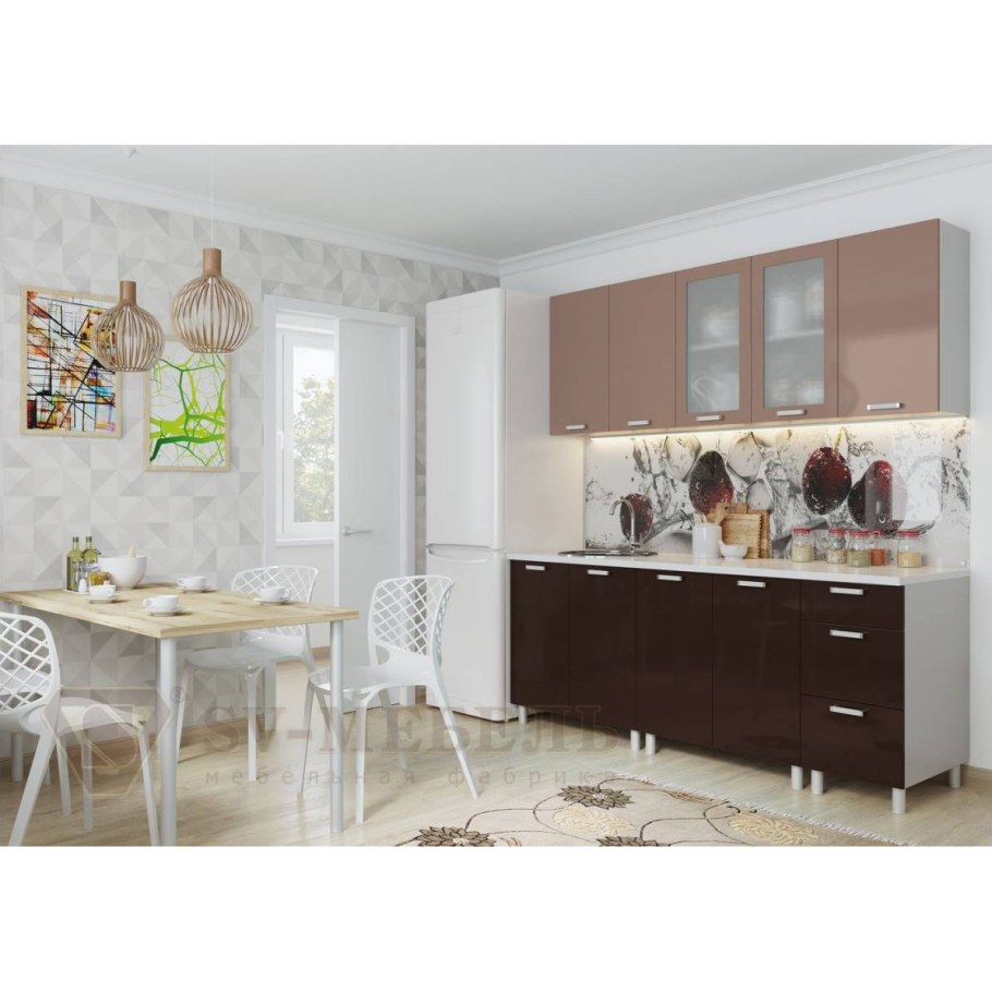 Кухня Модерн олива св мебель