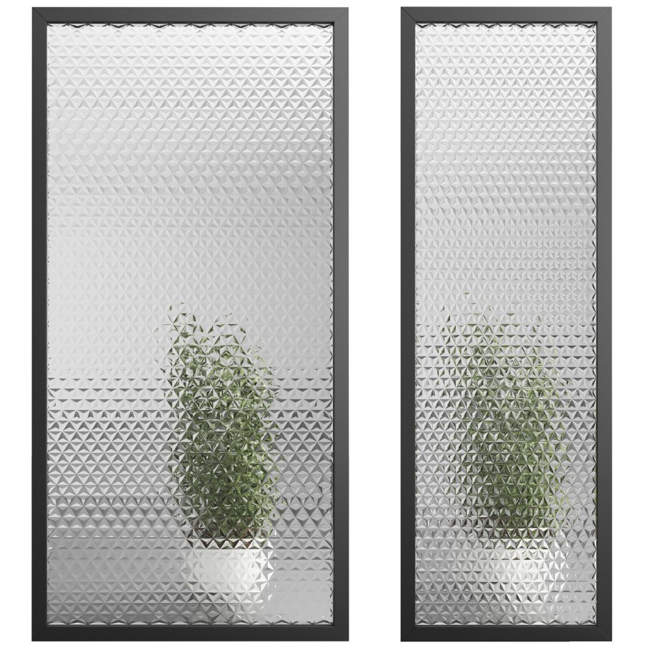 Рифленое стекло в интерьере