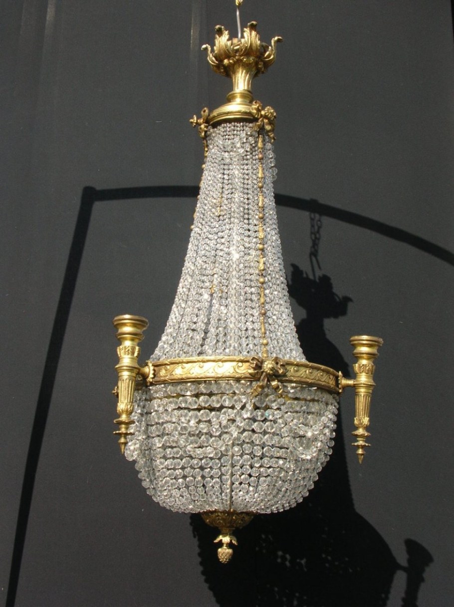 Хрустальная люстра Ампир