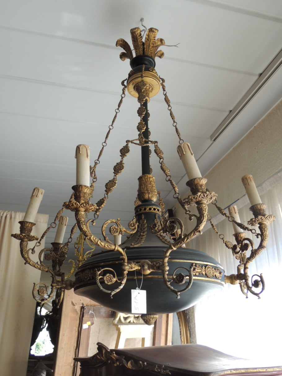 Люстра в стиле Ампир 5 Рожков