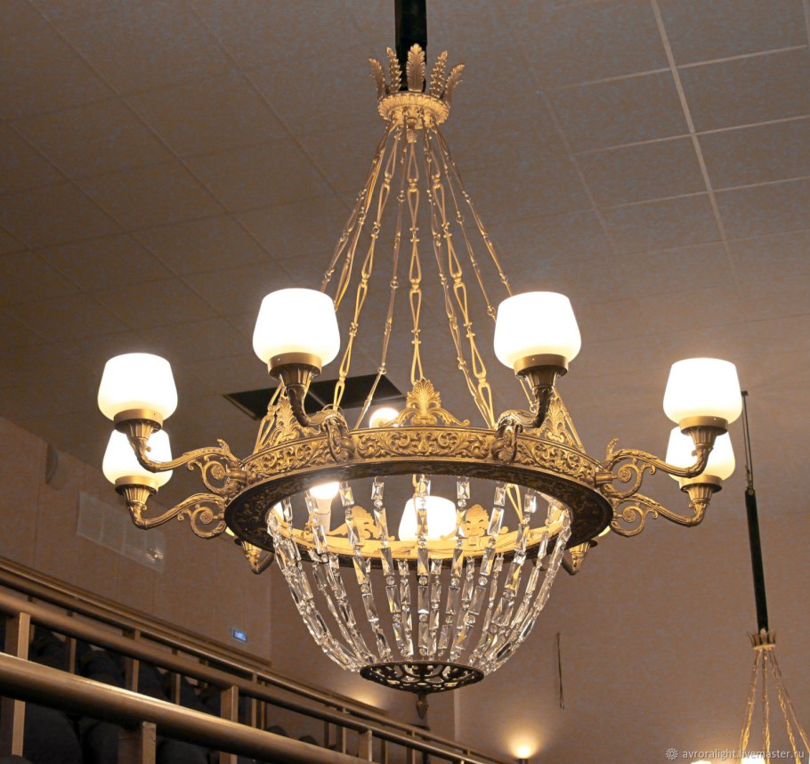Люстра Ампир в интерьере