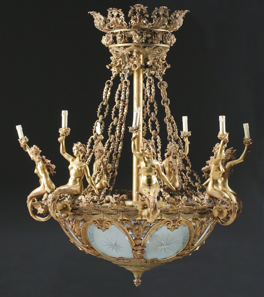 Антикварная люстра