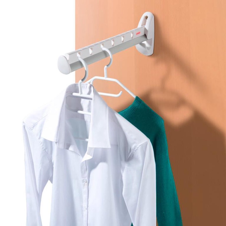 Кронштейн для вешалок Leifheit Airette, настенный, складной 45110