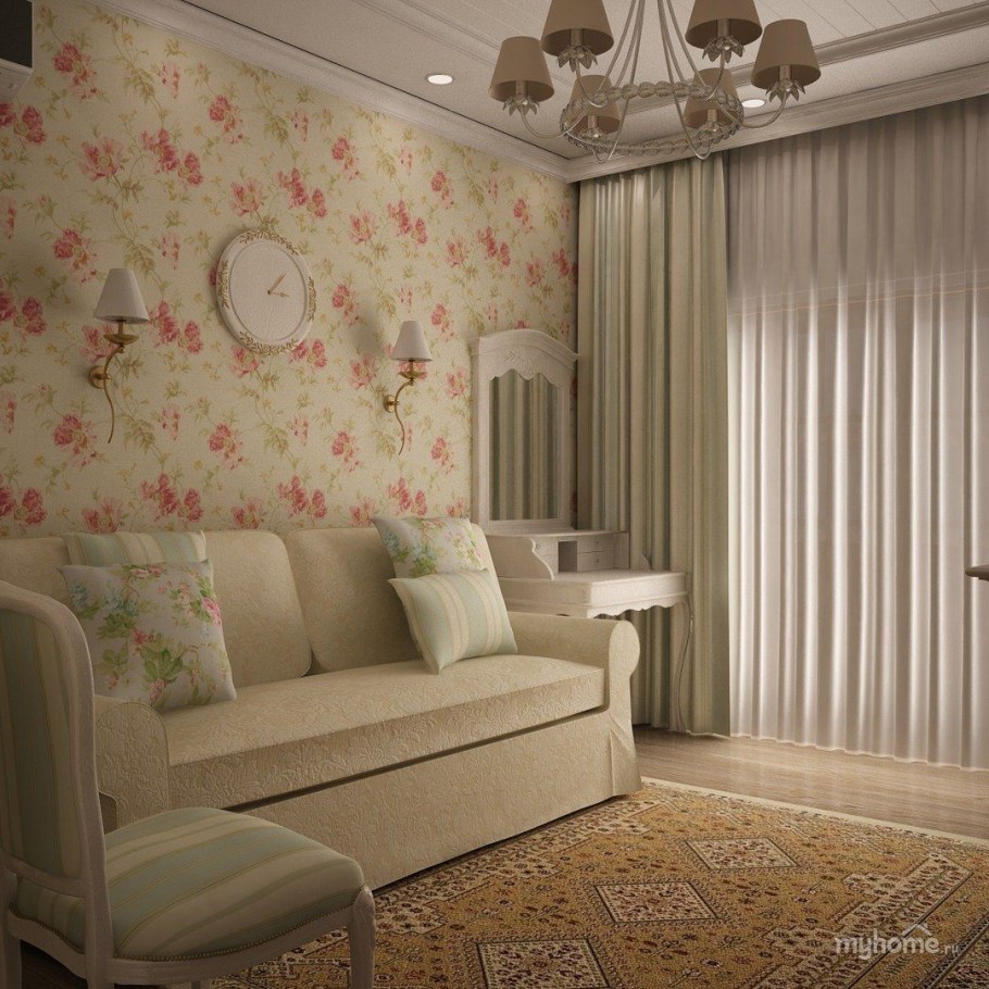 Интерьер спальни для пожилой женщины