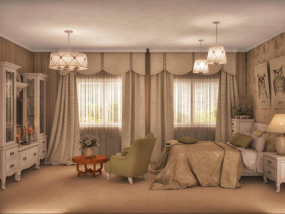 Спальня для бабушки дизайн