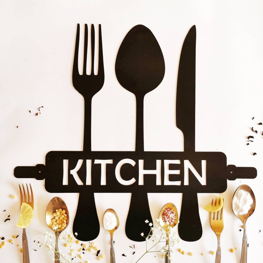 Надпись " кухонный декор"