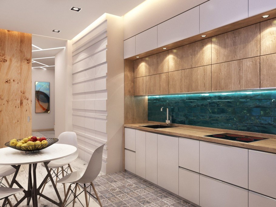 Кухня в эко стиле