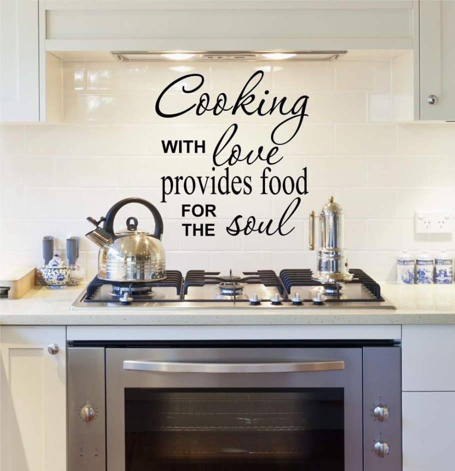 Интересные надписи для кухни