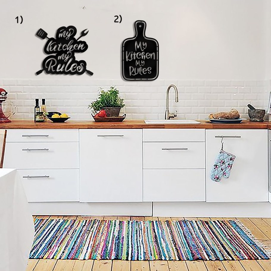 Надпись декорация на кухню