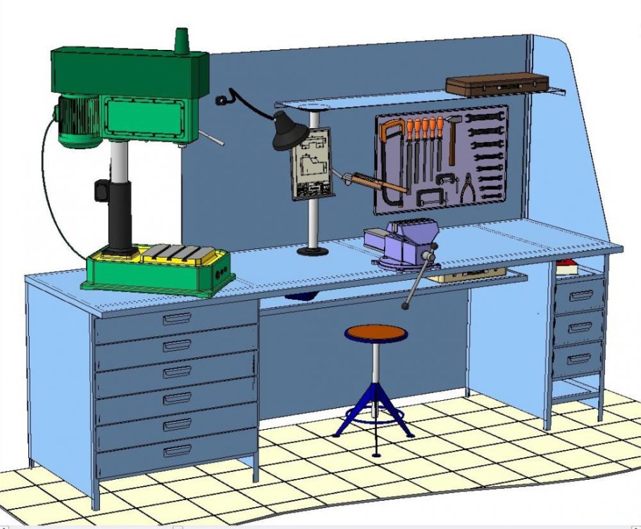 Верстак слесаря МСР