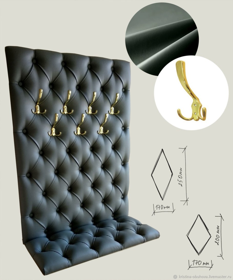 Вешалка в прихожую настенная каретная стяжка